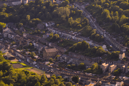 terraced houses